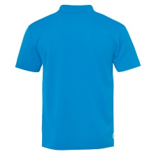 Kempa Sport-Polo Poly (100% Polyester) hellblau Herren