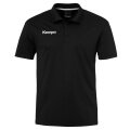 Kempa Sport-Polo Poly (100% Polyester) schwarz Herren