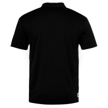 Kempa Sport-Polo Poly (100% Polyester) schwarz Herren