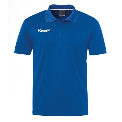 Kempa Sport-Polo Poly (100% Polyester) dunkelblau Herren