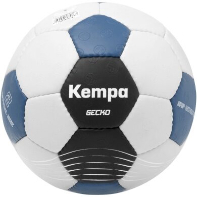 Kempa Handball Gecko (Spiel- und Trainingsball) hellgrau/blau - 1 Stück