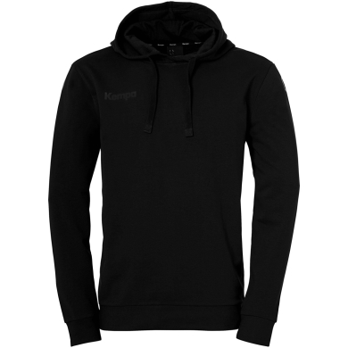 Kempa Kapuzenpullover Hoodie (angenehmer Tragekomfort) schwarz Herren