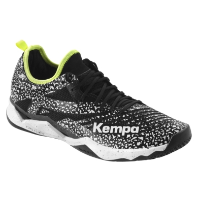 Kempa Hallen-Indoorschuhe Wing Lite 2.0 schwarz/weiss/fluogelb Herren