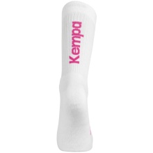 Kempa Indoorsocke Logo Classic weiss/pink - 1 Paar