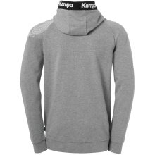 Kempa Kapuzenjacke (Hoodie) Full Zip Core 26 grau Herren