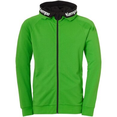 Kempa Kapuzenjacke (Hoodie) Full Zip Core 26 grün Kinder