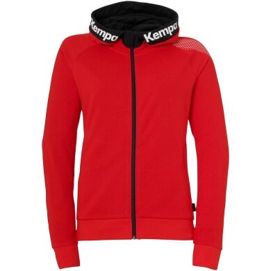 Kempa Kapuzenjacke (Hoodie) Full Zip Core 26 rot Damen