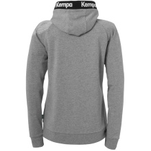 Kempa Kapuzenjacke (Hoodie) Full Zip Core 26 grau Damen