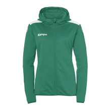 Kempa Kapuzenjacke Emotion 27 Full-Zip (angenehmes Tragegefül) grün Damen