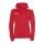 Kempa Kapuzenjacke Emotion 27 Full-Zip (angenehmes Tragegefül) rot/weiss Damen