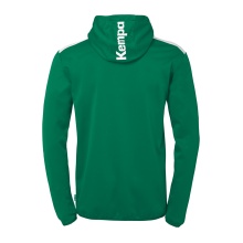 Kempa Kapuzenjacke Emotion 27 Full-Zip (angenehmes Tragegefül) grün Herren