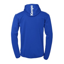 Kempa Kapuzenjacke Emotion 27 Full-Zip (angenehmes Tragegefül) royalblau/weiss Herren