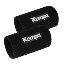 Kempa Schweissband Jumbo (Frottee-Material) schwarz - 2 Stück