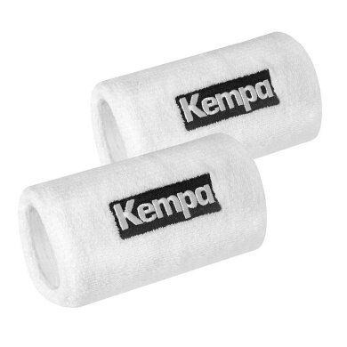 Kempa Schweissband Jumbo (Frottee-Material) weiss - 2 Stück