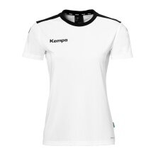 Kempa Sport-Shirt Emotion 27 (100% Polyester) weiss/schwarz Damen