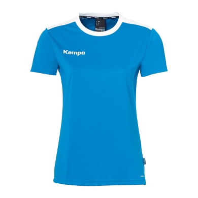 Kempa Sport-Shirt Emotion 27 (100% Polyester) kempablau/weiss Damen