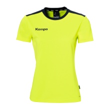 Kempa Sport-Shirt Emotion 27 (100% Polyester) gelb/marineblau Damen