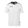 Kempa Sport-Tshirt Emotion 27 (100% Polyester) weiss/schwarz Herren