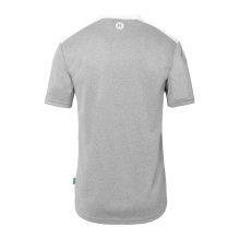 Kempa Sport-Tshirt Emotion 27 (100% Polyester) grau/weiss Herren