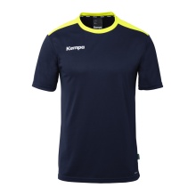 Kempa Sport-Tshirt Emotion 27 (100% Polyester) marineblau/gelb Herren