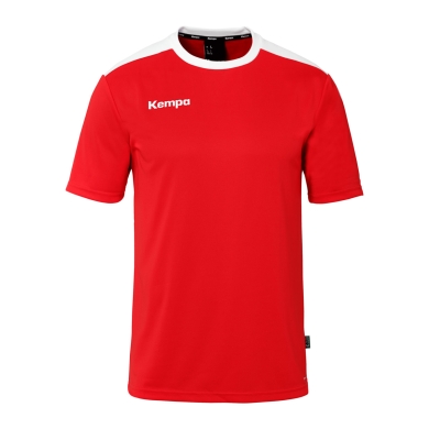 Kempa Sport-Tshirt Emotion 27 (100% Polyester) rot/weiss Herren