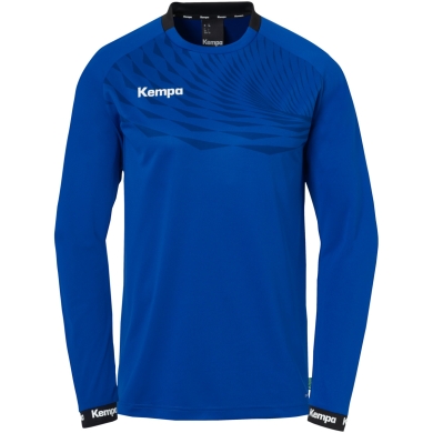 Kempa Sport-Langarmshirt Wave 26 (100% Polyester) royalblau/navyblau Herren