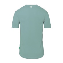 Kempa Sport-Tshirt Emotion 27 (100% Polyester) aquablau/weiss Herren