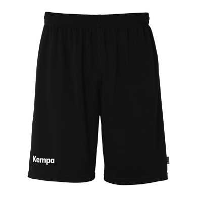 Kempa Sporthose Team Short (elastischer Bund mit Kordelzug) kurz schwarz Herren