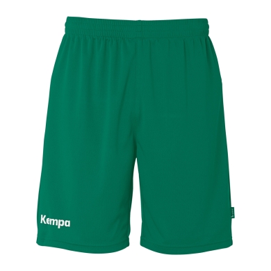 Kempa Sporthose Team Short (elastischer Bund mit Kordelzug) kurz grün Herren