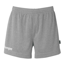 Kempa Sporthose Team Short (elastischer Bund mit Kordelzug) kurz grau Damen