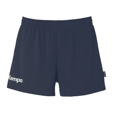 Kempa Sporthose Team Short (elastischer Bund mit Kordelzug) kurz marineblau Damen