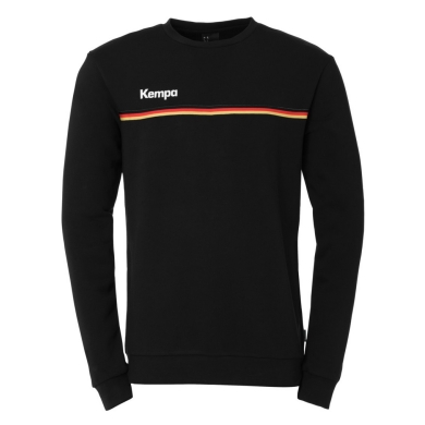 Kempa Sweatshirt Team Deutschland/Germany (angenehmes Tragegefühl) schwarz Herren