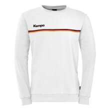 Kempa Sweatshirt Team Deutschland/Germany (angenehmes Tragegefühl) weiss Herren