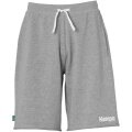 Kempa Freizeitshort (Sweatshorts) Core 26 - elastischer Bund mit Kordelzu - kurz grau Kinder