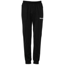 Kempa Trainingshose Pant Lite (100% Polyester) lang schwarz Kinder