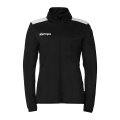 Kempa Trainingsjacke Emotion 27 (Full-Zip, 100% Polyester) schwarz/weiss Damen