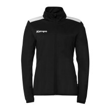 Kempa Trainingsjacke Emotion 27 (Full-Zip, 100% Polyester) schwarz/weiss Damen