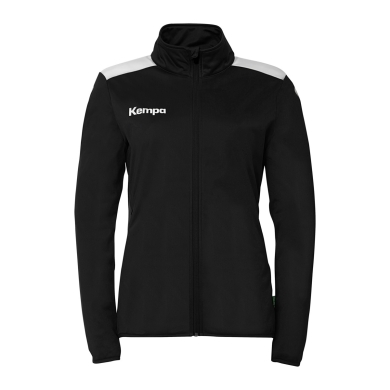 Kempa Trainingsjacke Emotion 27 (Full-Zip, 100% Polyester) schwarz/weiss Damen