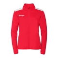 Kempa Trainingsjacke Emotion 27 (Full-Zip, 100% Polyester) rot/weiss Damen