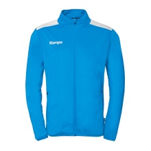 Kempa Trainingsjacke Emotion 27 (Full-Zip, 100% Polyester) kempablau/weiss Herren