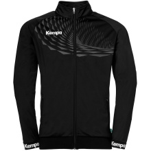 Kempa Trainingsjacke Wave 26 (100% Polyester, elastisch) schwarz/anthrazit Herren