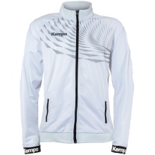 Kempa Trainingsjacke Wave 26 (100% Polyester, elastisch) weiss Kinder