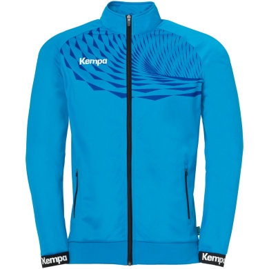 Kempa Trainingsjacke Wave 26 (100% Polyester, elastisch) kempablau Herren