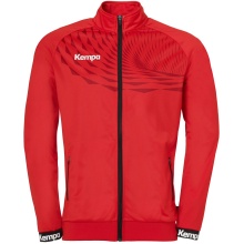 Kempa Trainingsjacke Wave 26 (100% Polyester, elastisch) rot/chilirot Kinder