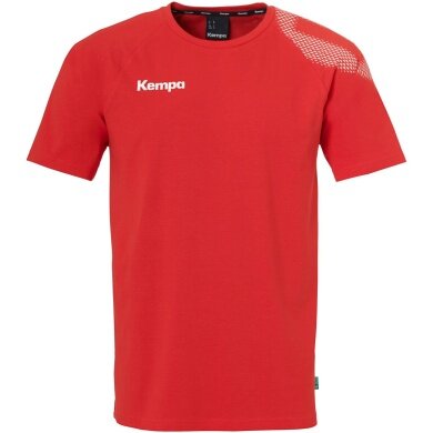 Kempa Sport-Tshirt Core 26 (elastisches Material) rot Kinder