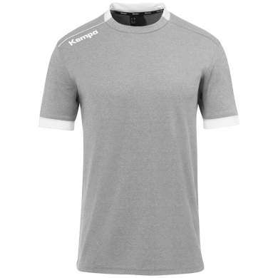 Kempa Sport-Tshirt Player Trikot (100% Polyester) grau/weiss Herren