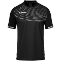 Kempa Sport-Tshirt Wave 26 (100% Polyester) schwarz/anthrazit Herren