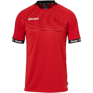 Kempa Sport-Tshirt Wave 26 (100% Polyester) rot/chilirot Kinder