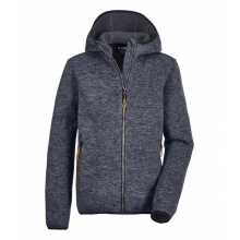 Killtec Strickfleecejacke mit Kapuze - warm, gemütlich - navyblau Kinder