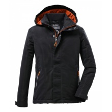 Killtec Winterjacke Kow 28 (wind- und wasserdicht, atrmungsaktiv, PFC-frei) schwarz Kinder